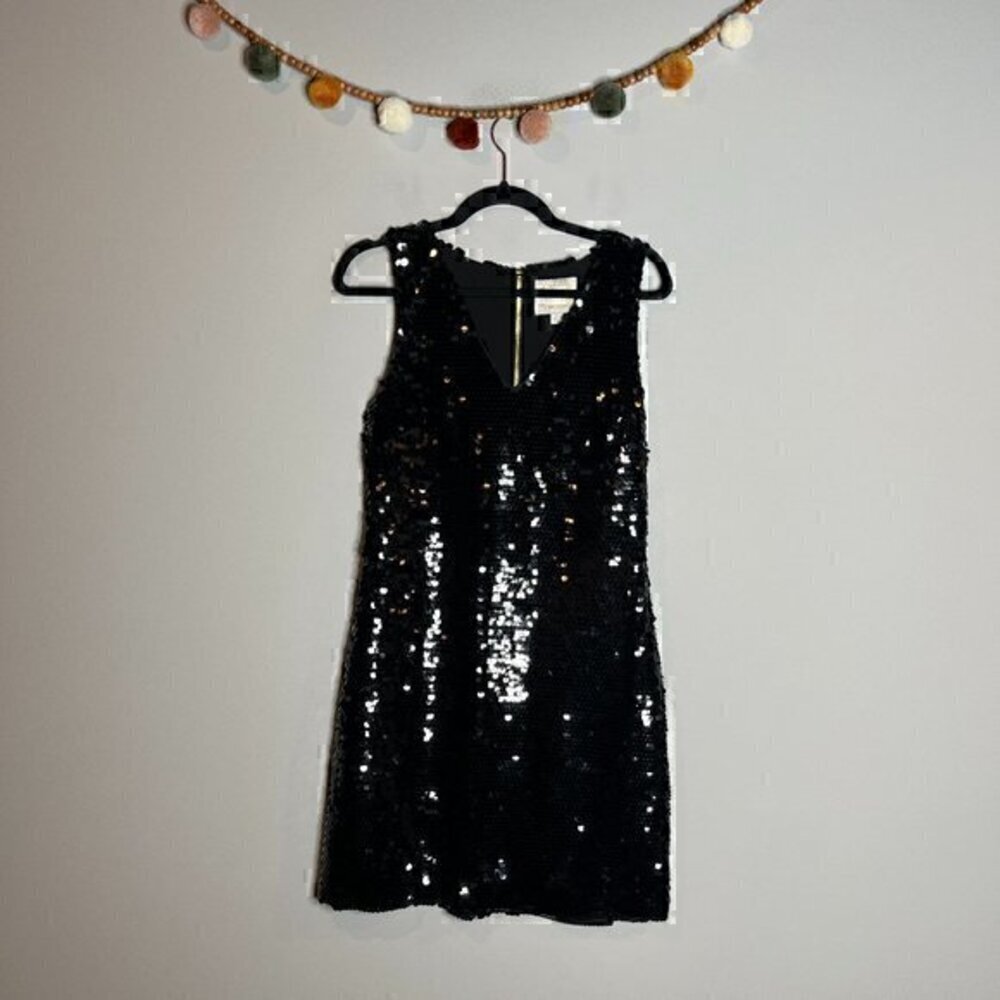 Sail to Sable black sequin sleeveless dress